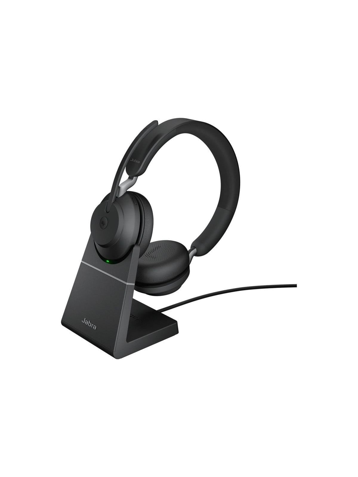 Jabra Evolve2 65 Link380a MS Stereo Stand Black, Hovedtelefonerheadset2