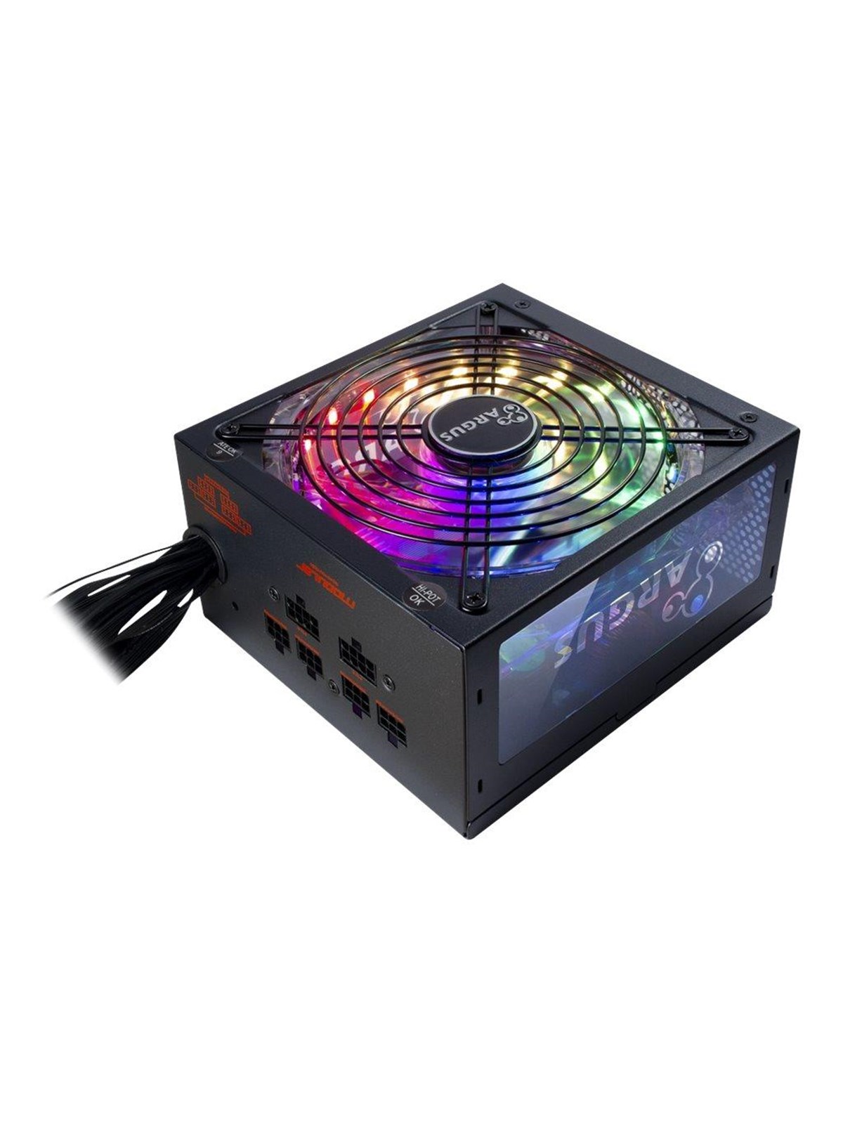 Inter-Tech Argus RGB-750W CM II Strømforsyning - 750 Watt - 140 mm - ATX - 80 Plus Gold certified