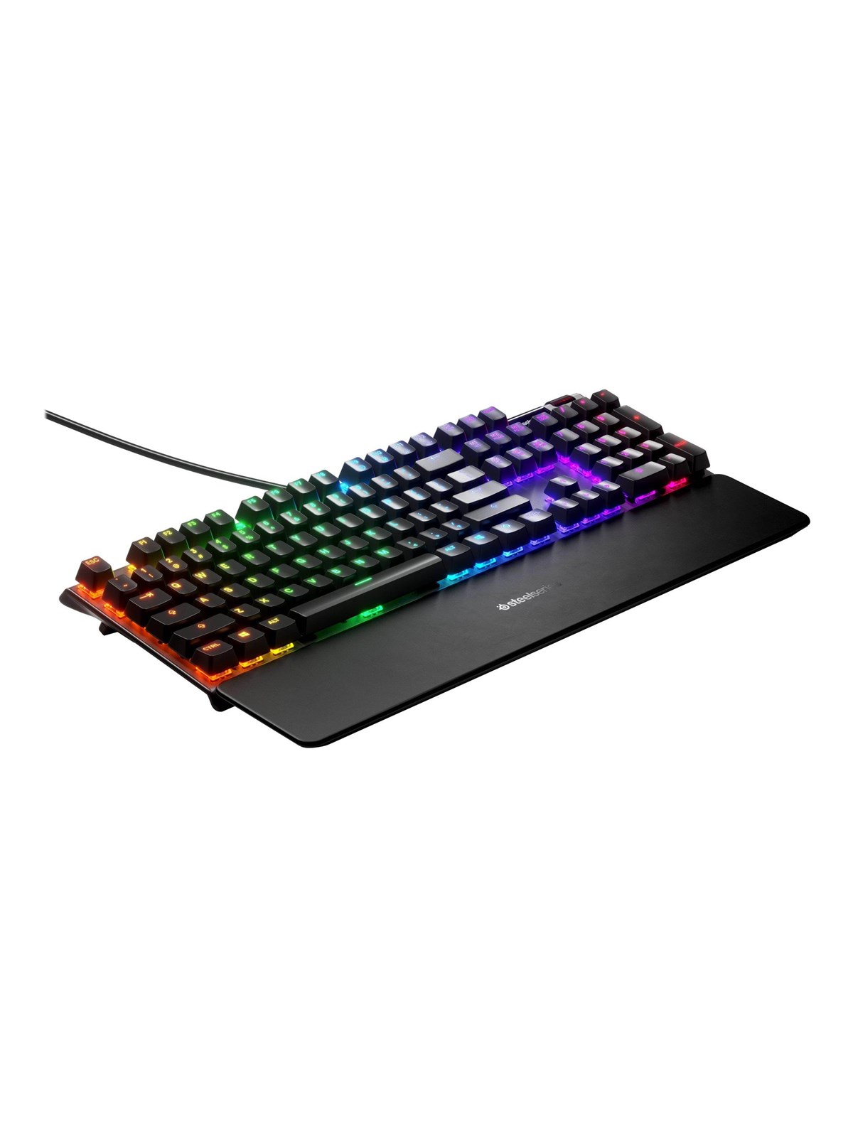 SteelSeries Apex 7 - Red - ND - Tastatur - Nordisk - Sort, Tastatur