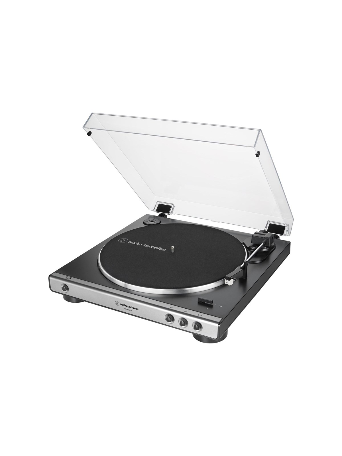 Audio-Technica AT-LP60XUSB - Fuldt Automatisk - Remdrev - USB - Pladespiller Grå