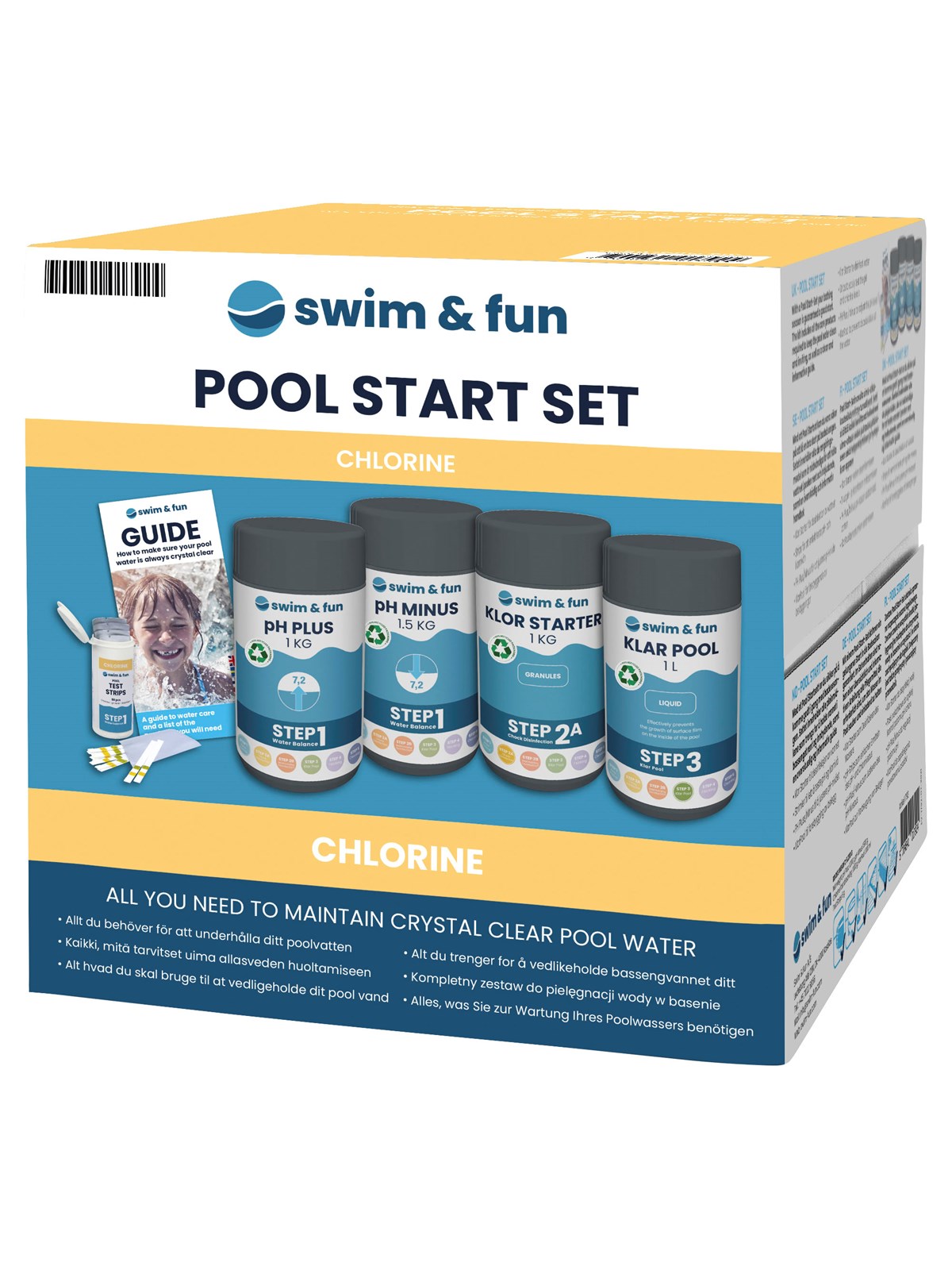 Swim & Fun Pool Startsæt Klor, Pool