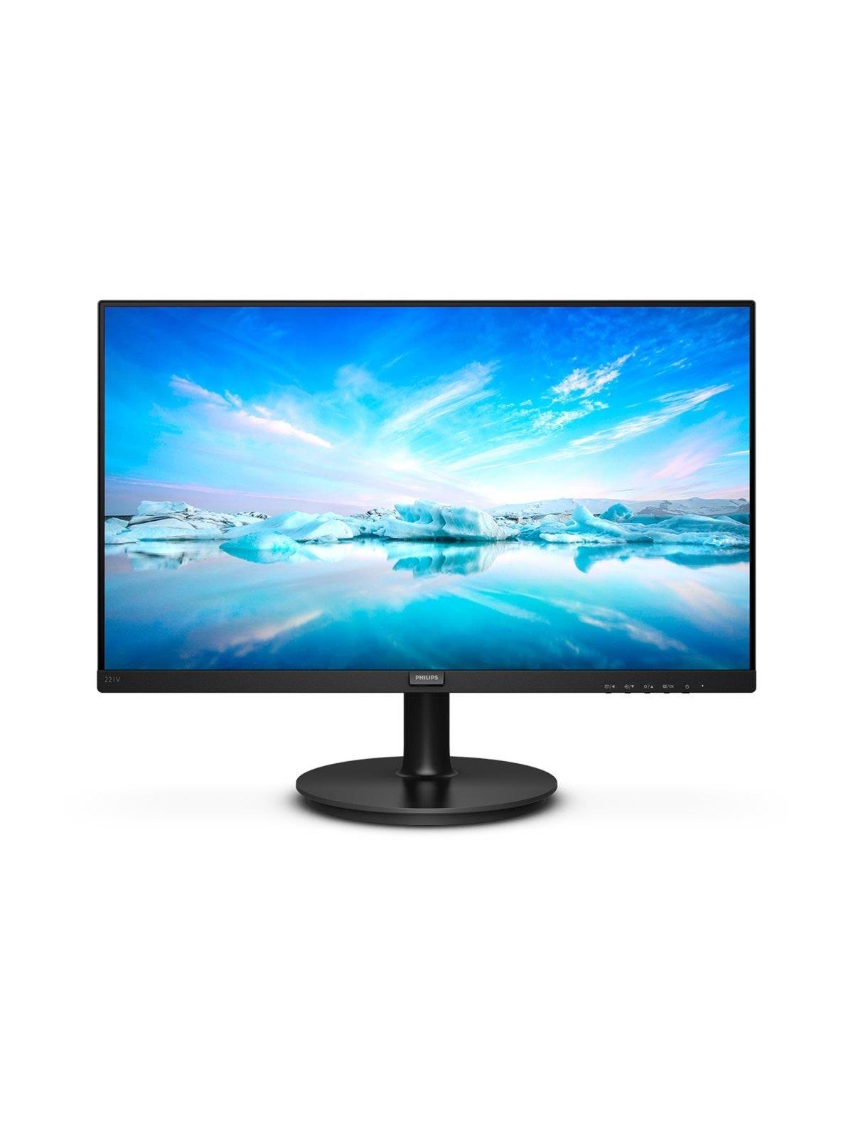 22" Philips V-line 221V8 - 1920x1080 (FHD) - 75Hz - VA, Computerskærm