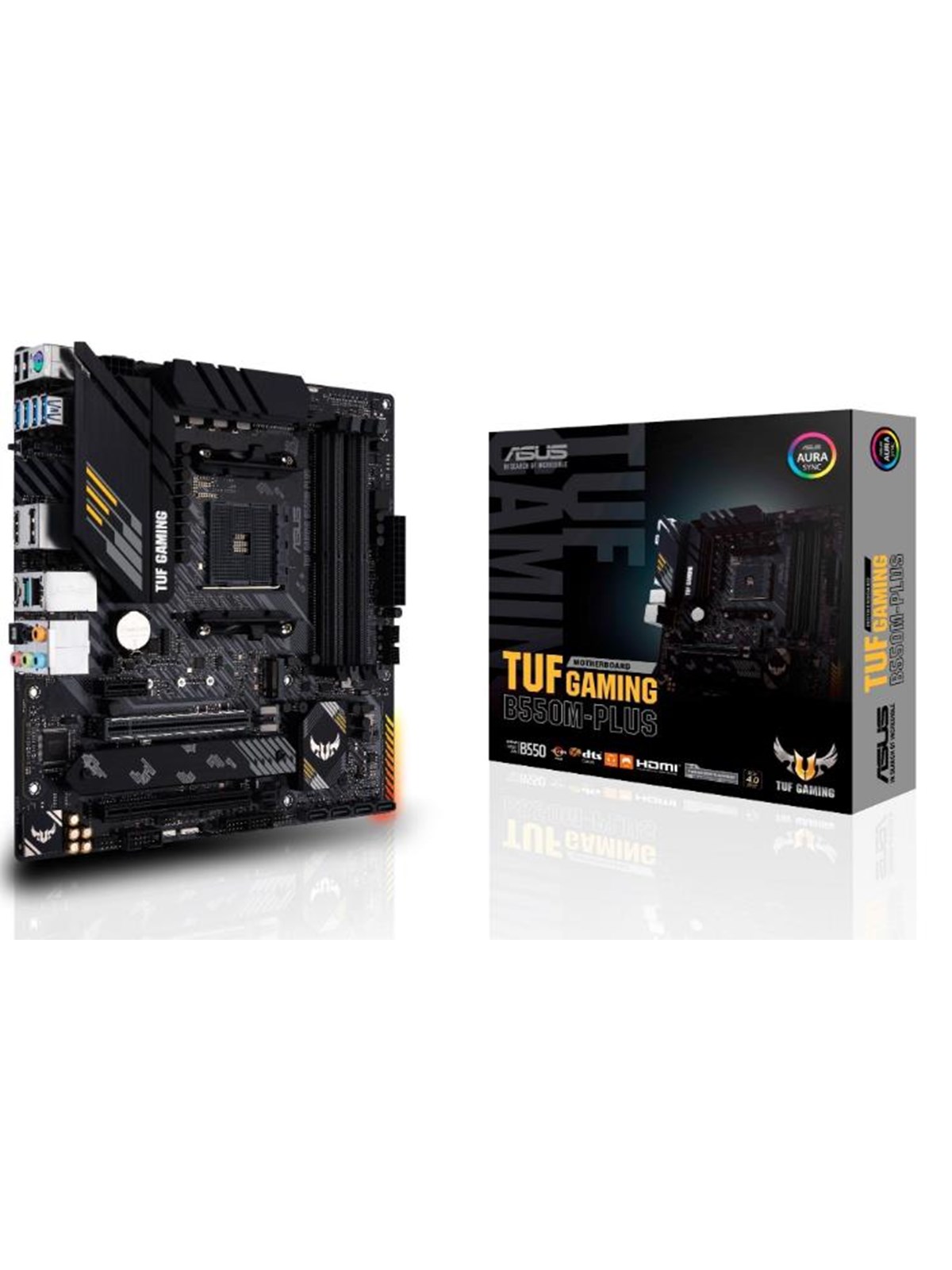 ASUS TUF GAMING B550M-PLUS Bundkort - AMD B550 - AMD AM4 socket - DDR4 RAM - Micro-ATX