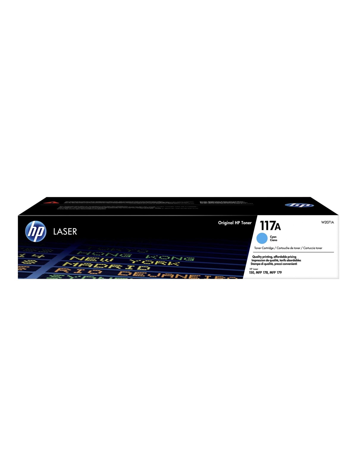 HP 117A / W2071A Cyan Toner, Printerpatron Og Toner
