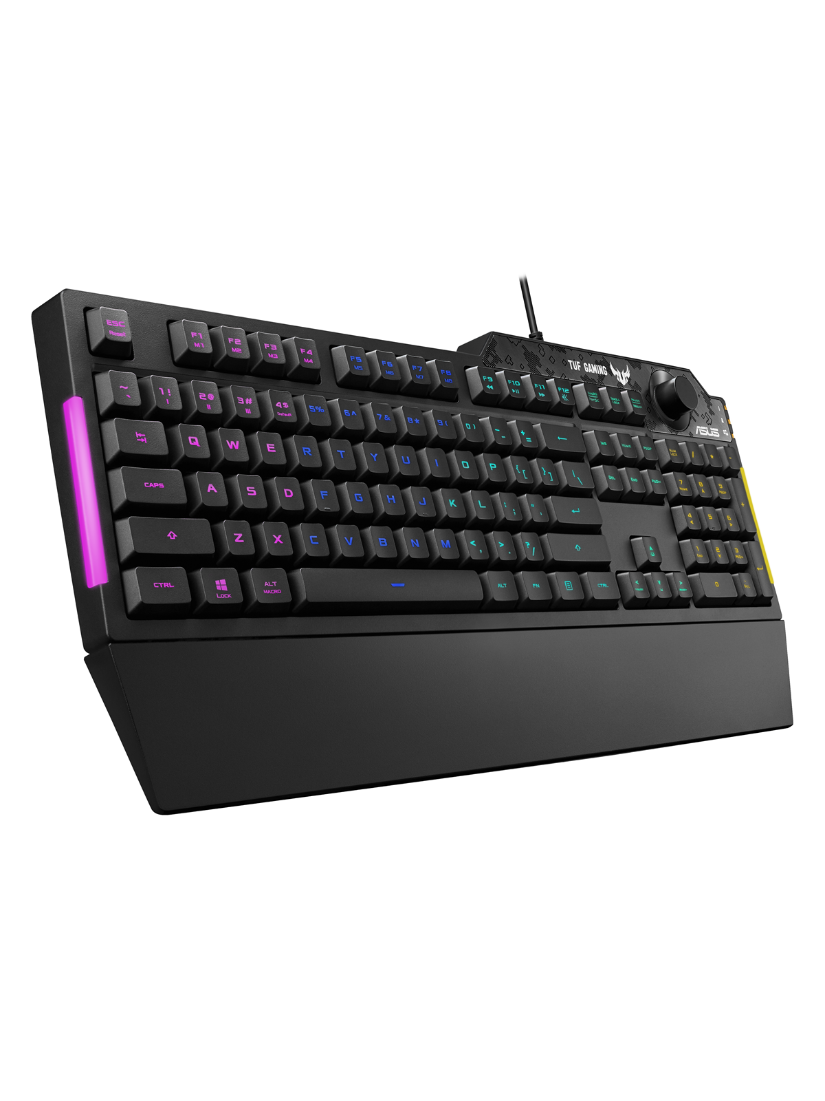 ASUS TUF Gaming K1 - Nordic Layout - Gaming Tastatur - Nordisk - Sort, Tastatur
