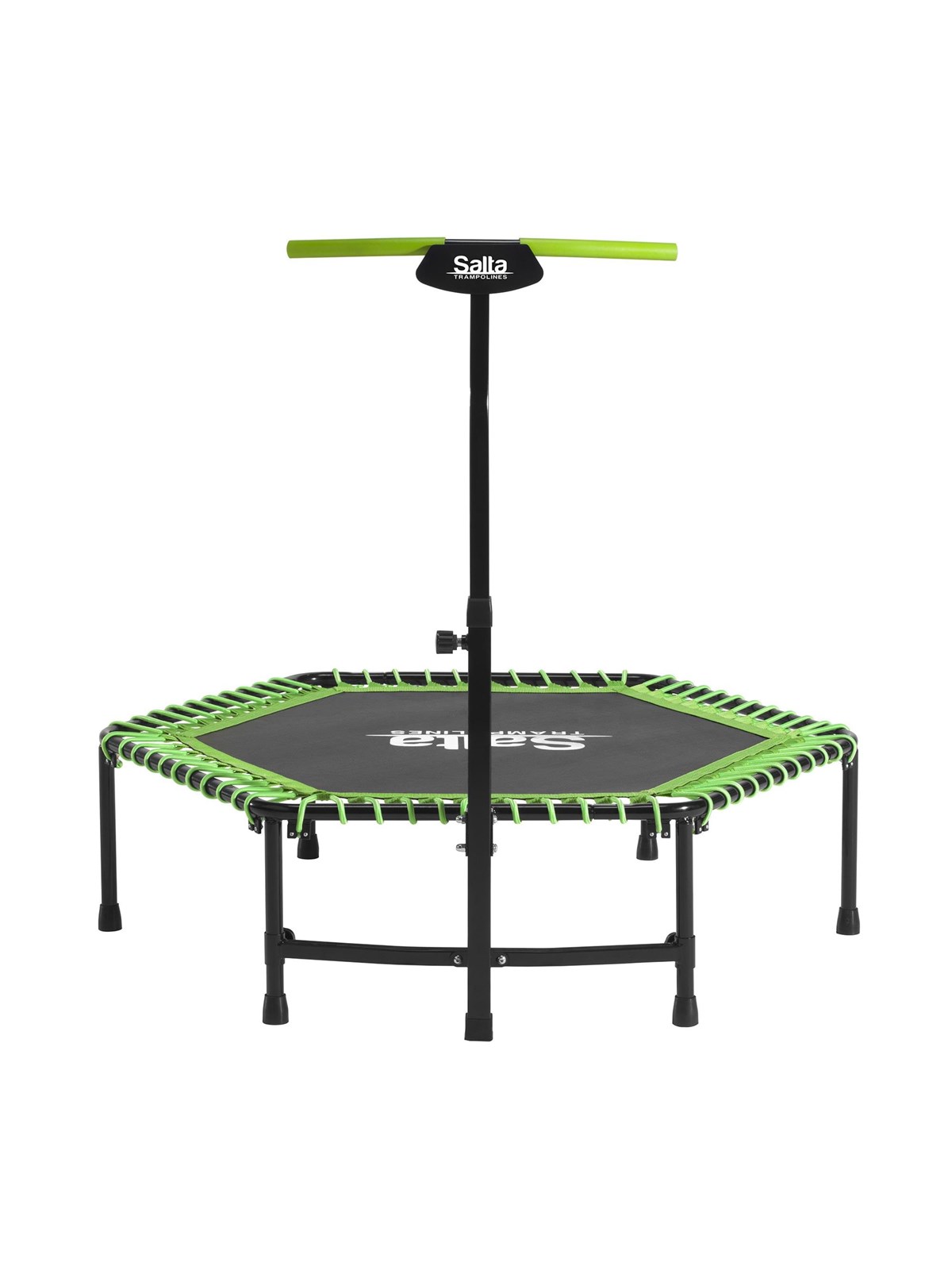 Salta Fitness trampolin med håndtag, grøn, Trampolin