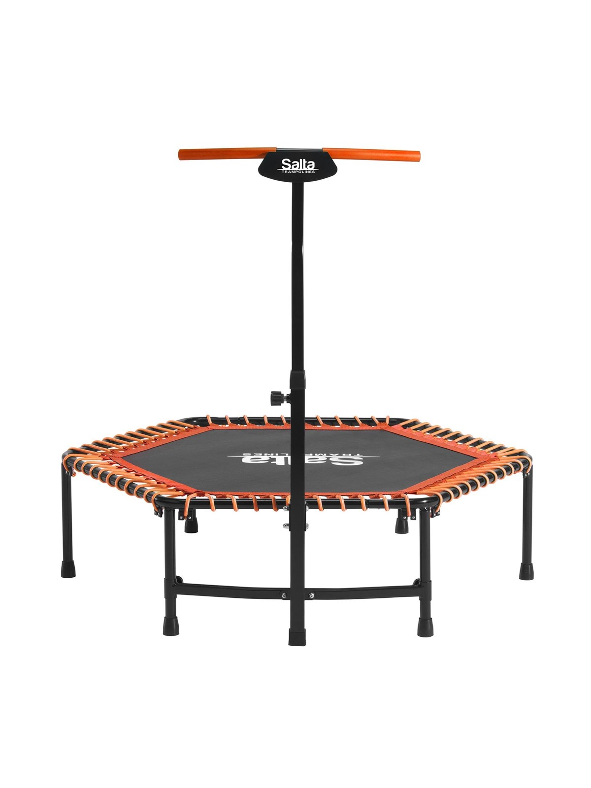 Salta Fitness trampolin med håndtag, orange, Trampolin