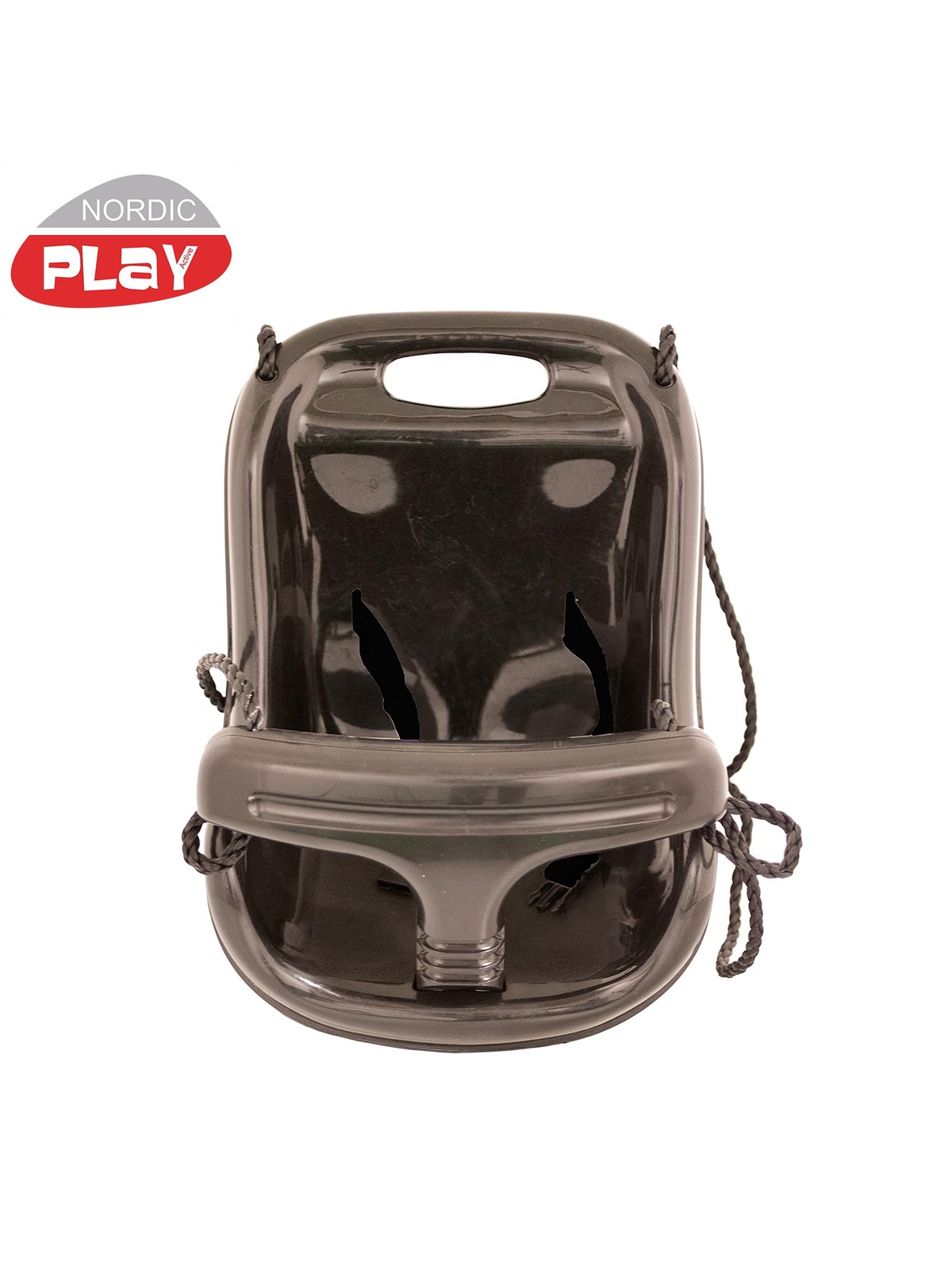 Nordic Play Babygynge sort m/ sort reb, Udendørsleg