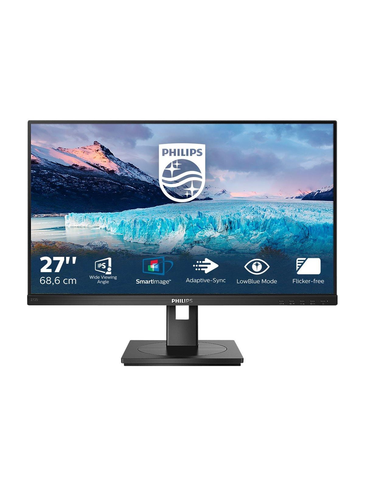 27" Philips S-line 272S1æ - 1920x1080 (FHD) - 75Hz - IPS, Computerskærm