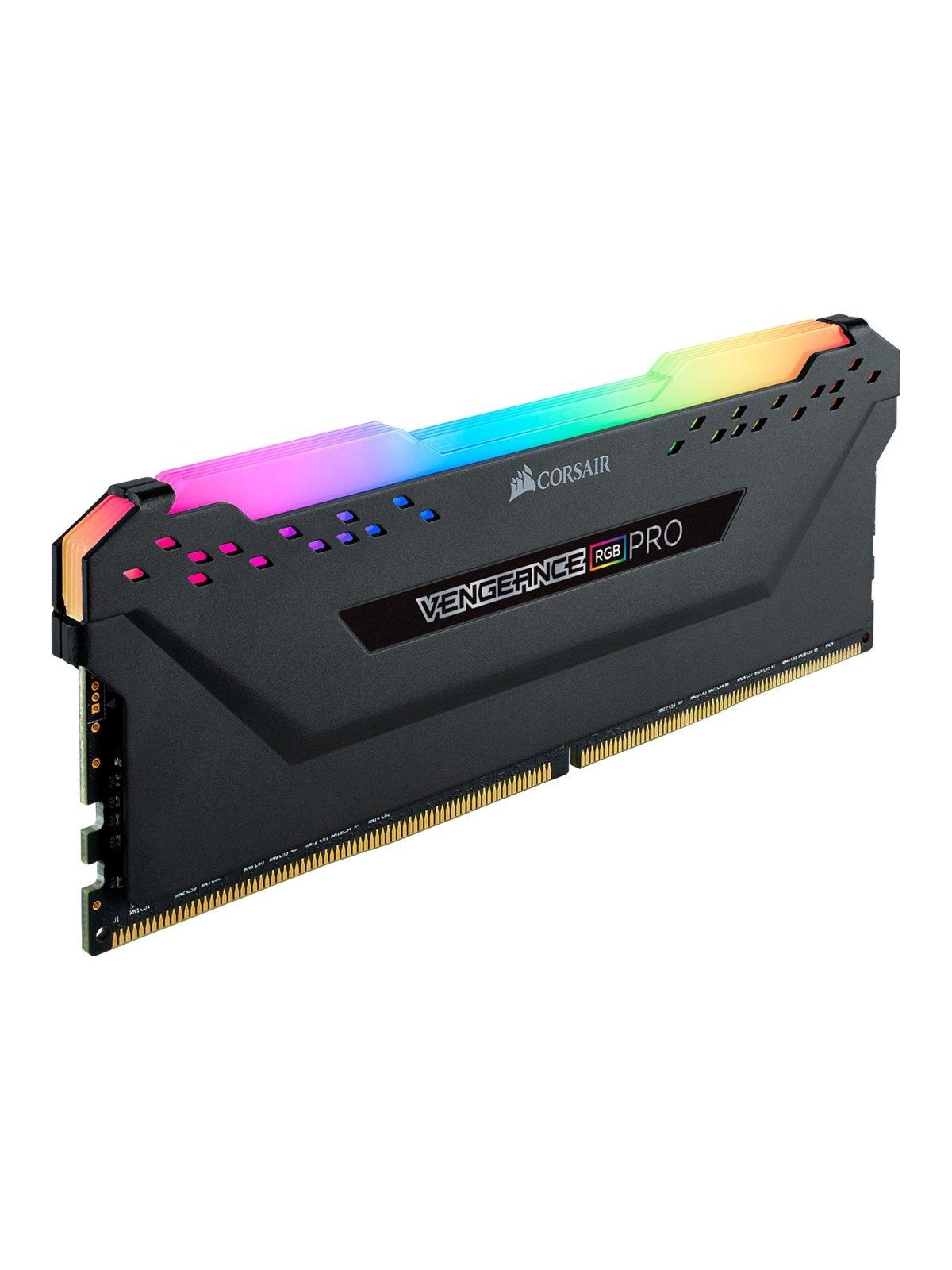 Corsair Vengeance RGB PRO DDR4-3200 - 8GB - CL16 - Single Channel (1 pcs) - Intel XMP - Sort med RGB