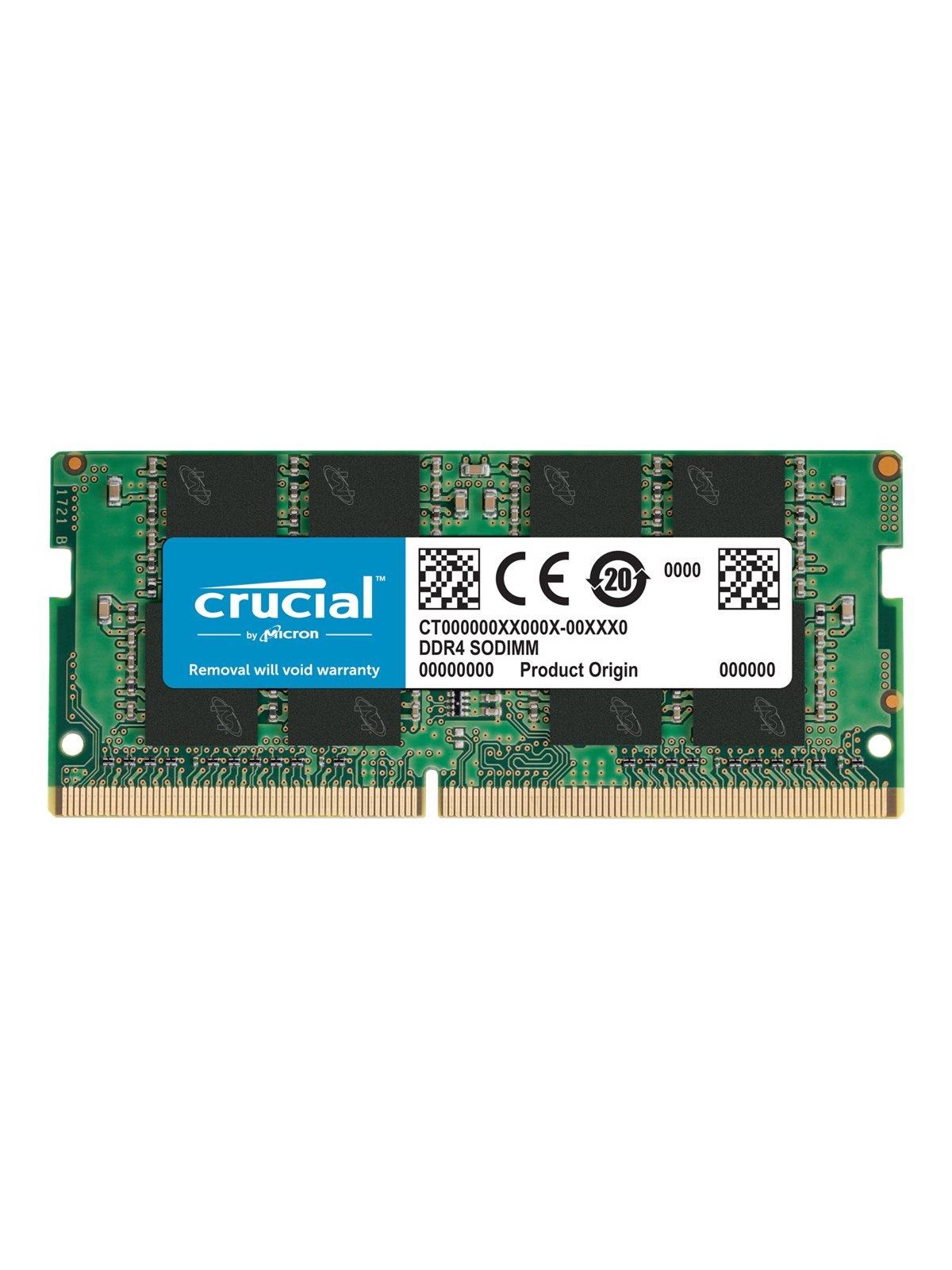 Crucial SODIMM DDR4-3200 - 8GB - CL22 - Single Channel (1 pcs) - Grøn, Ram