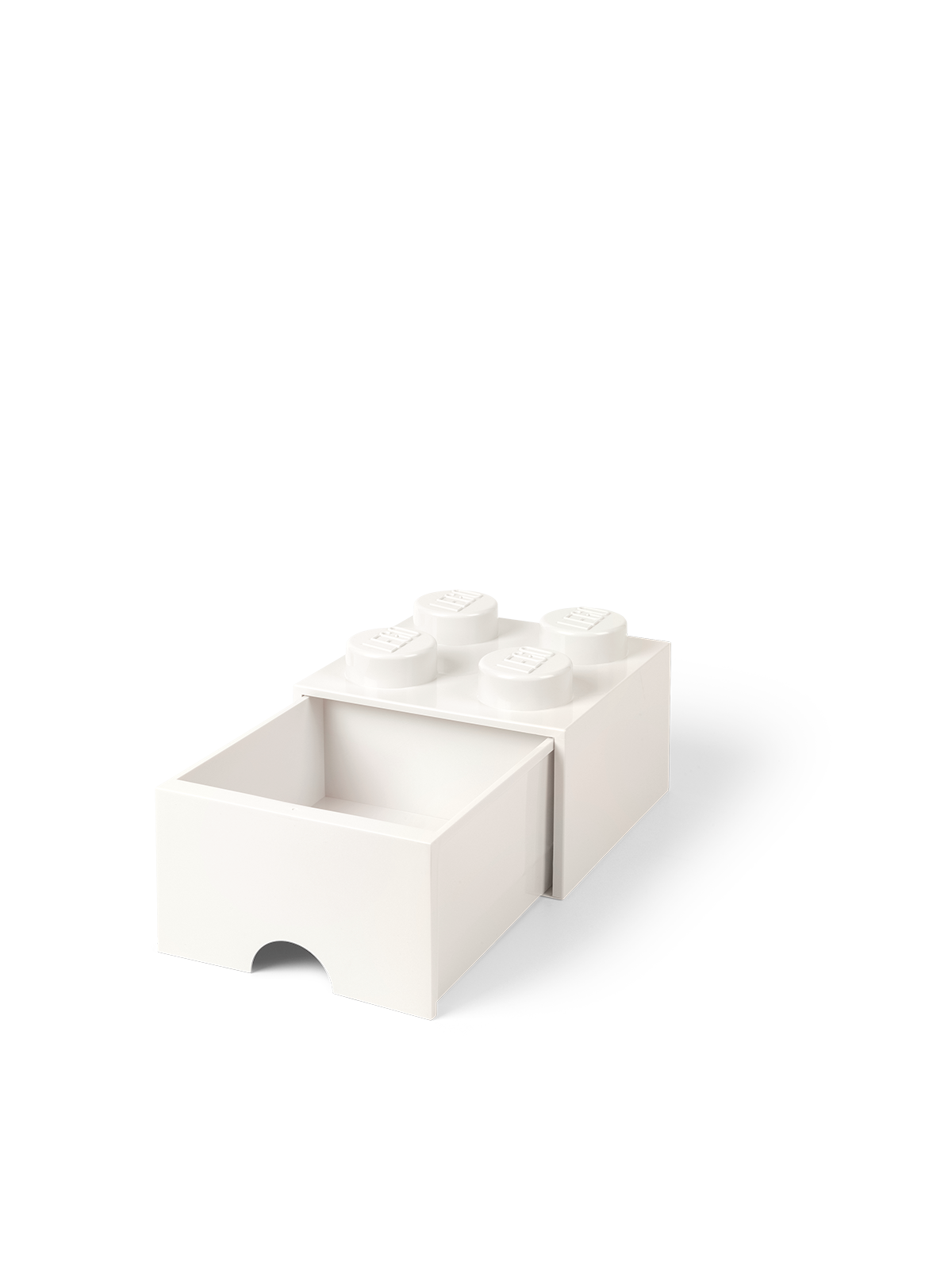 LEGO opbevaringskasse 4 med skuffe, hvid