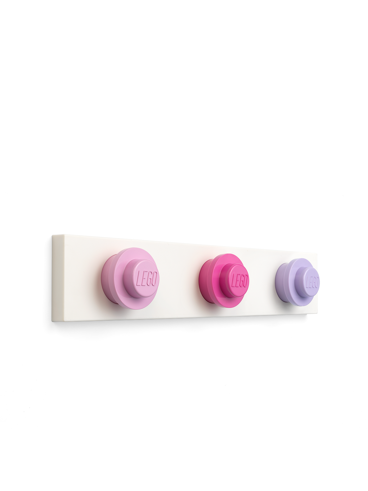 LEGO Knagerække - lyserød, pink,