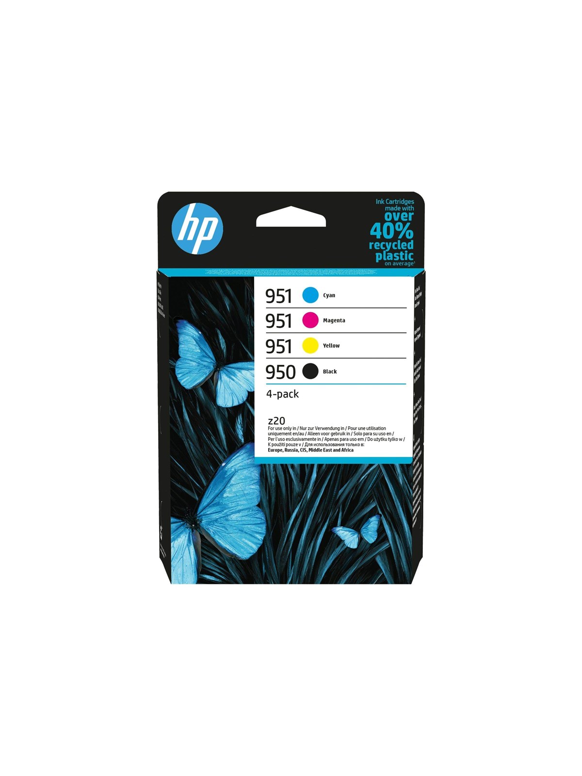 HP 950 / 6ZC65æ Black Ink - Blækpatron 4 farver, Printerpatron Og Toner