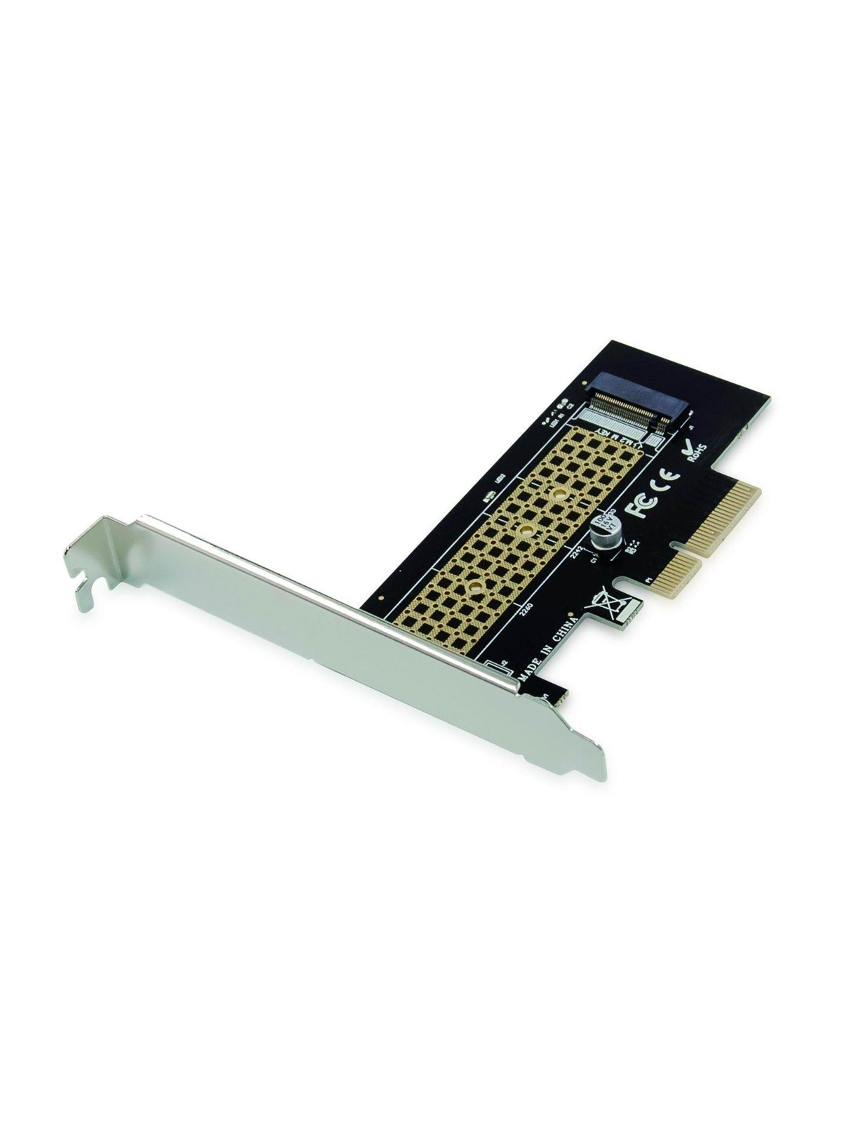 PCI Express Card M.2 NVMe SSD PCIe Adapter, Harddisk Tilbehør