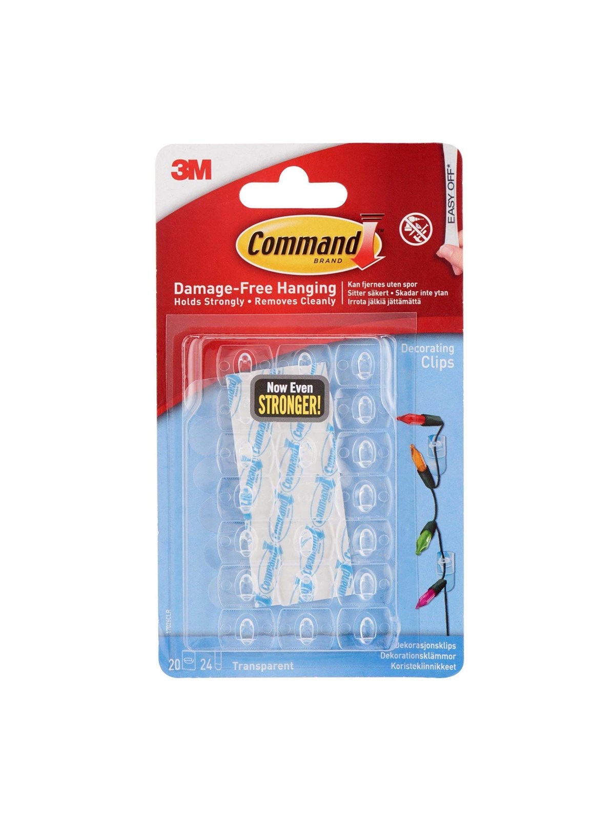 3M Decorating Clips 20 Pack, Ophæng