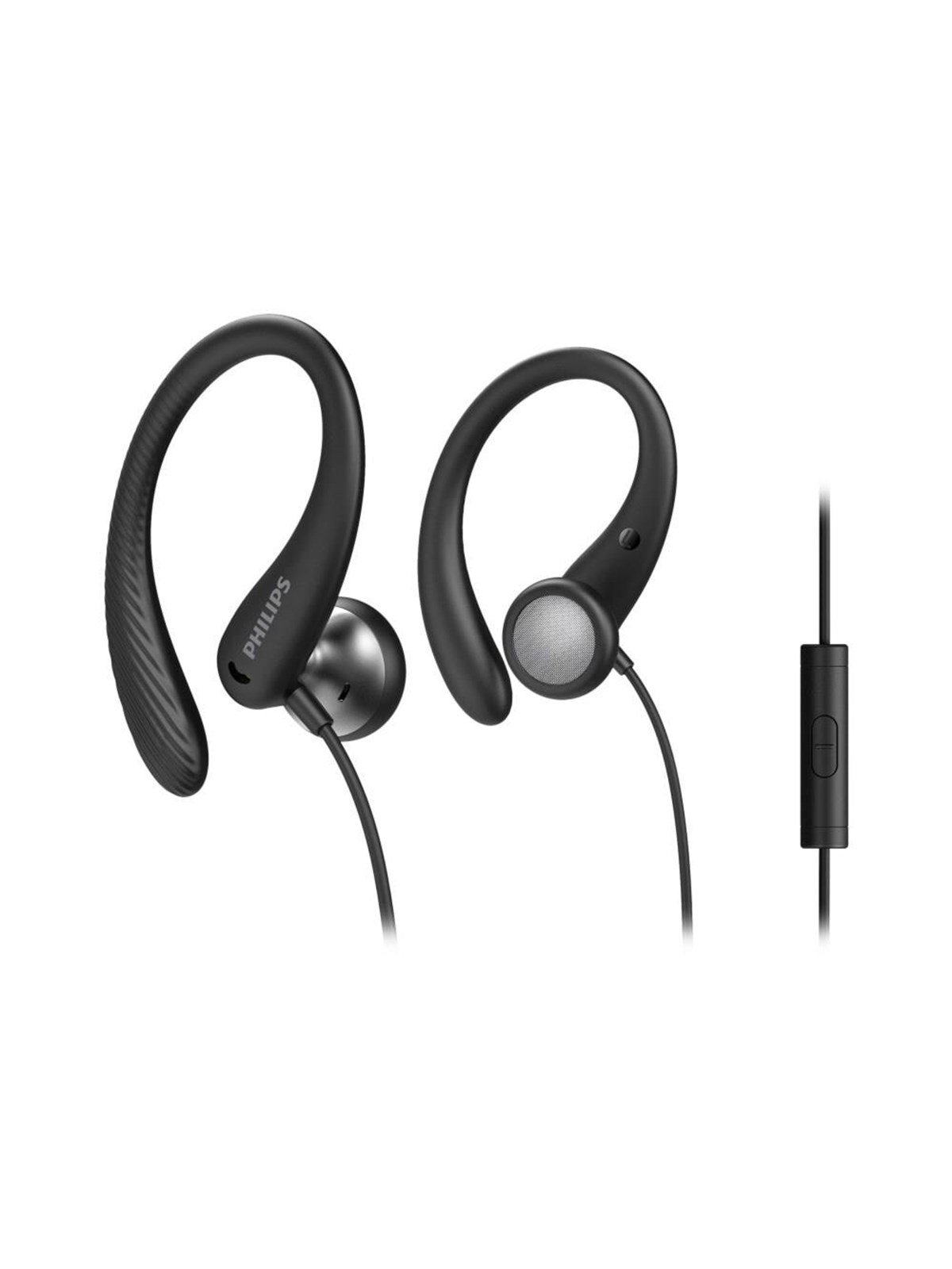 Philips In-ear Sports Headphones with Mic. Black, Hovedtelefonerheadset2