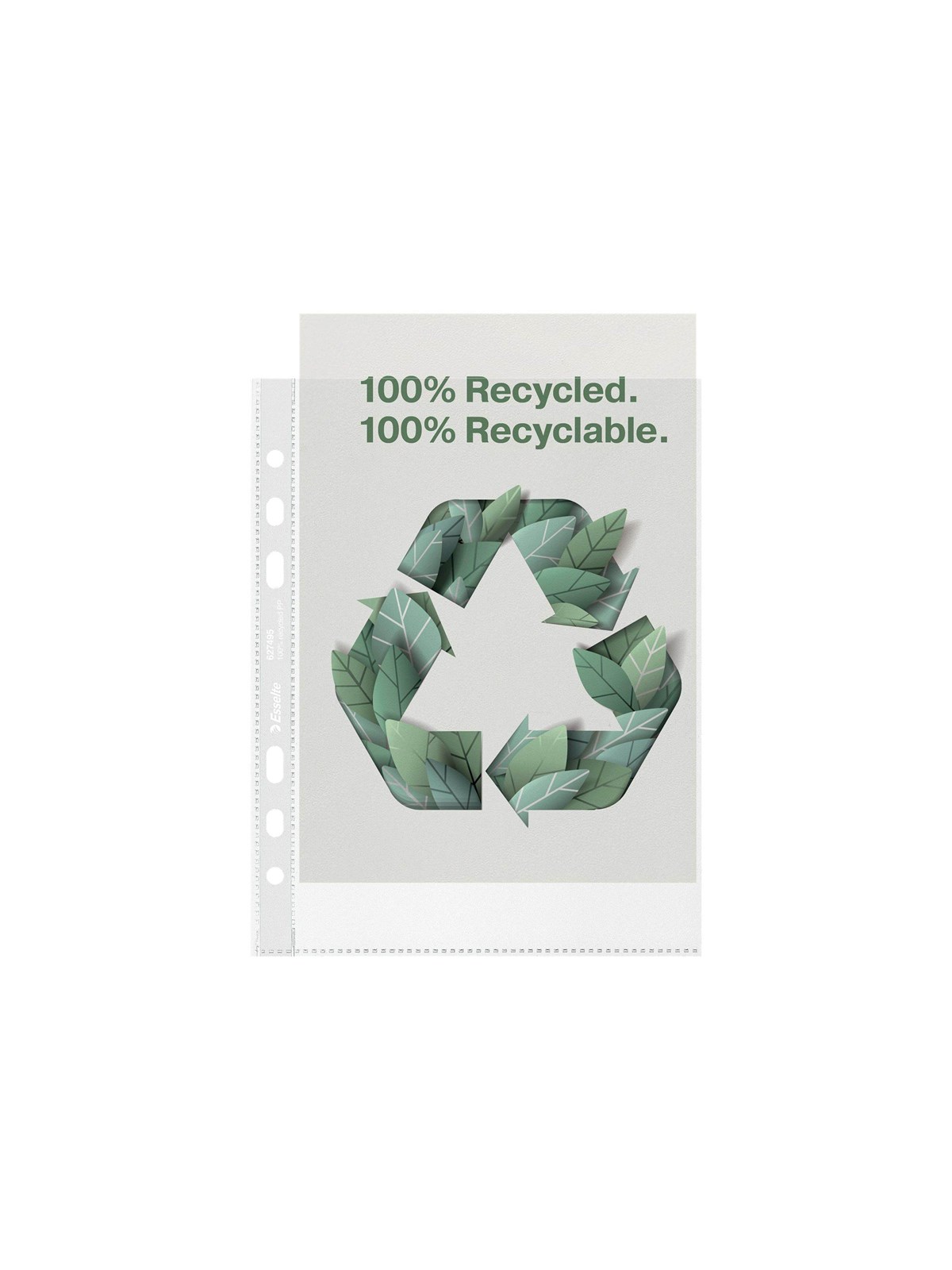 Esselte Recycle lomme A5, Plastiklomme