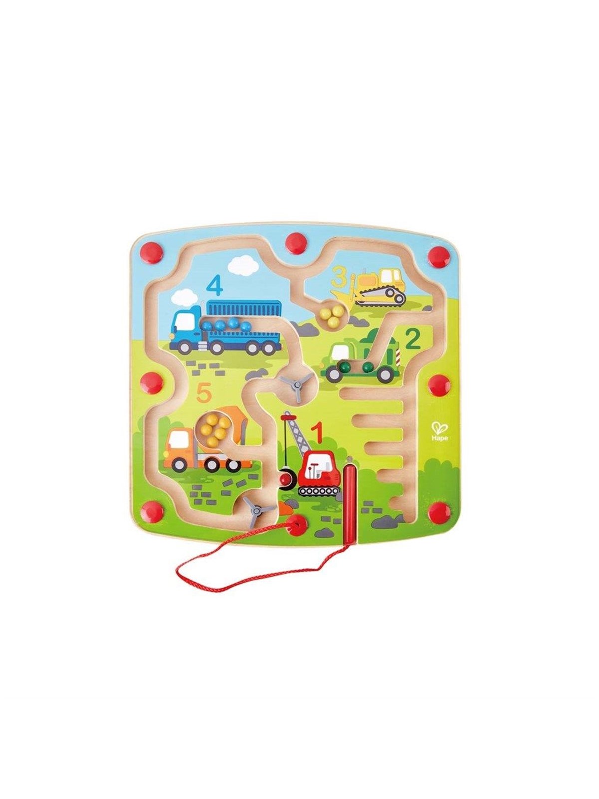 Hape Construction & Number Maze, Kreativt Legetøj