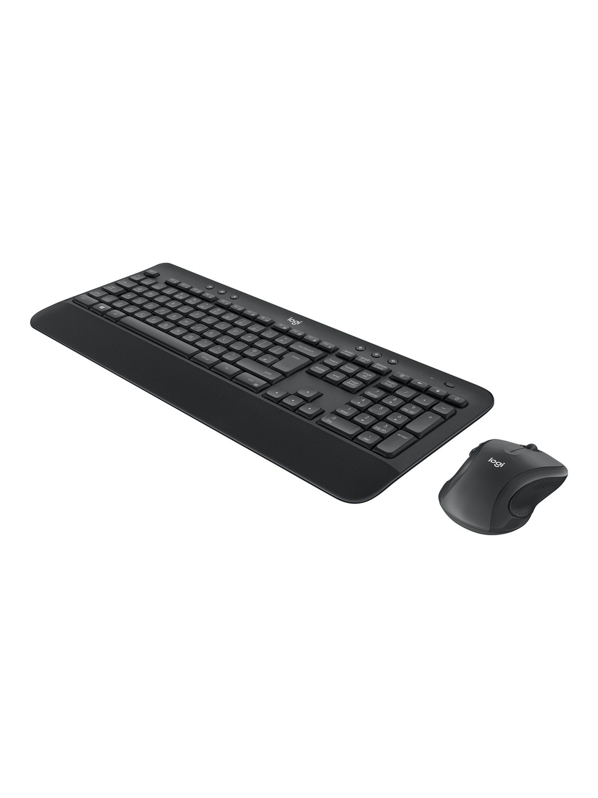 Logitech MK545 Adv Keybrd&Mouse US Intl - Tastatur & Mus sæt - Universal - Sort