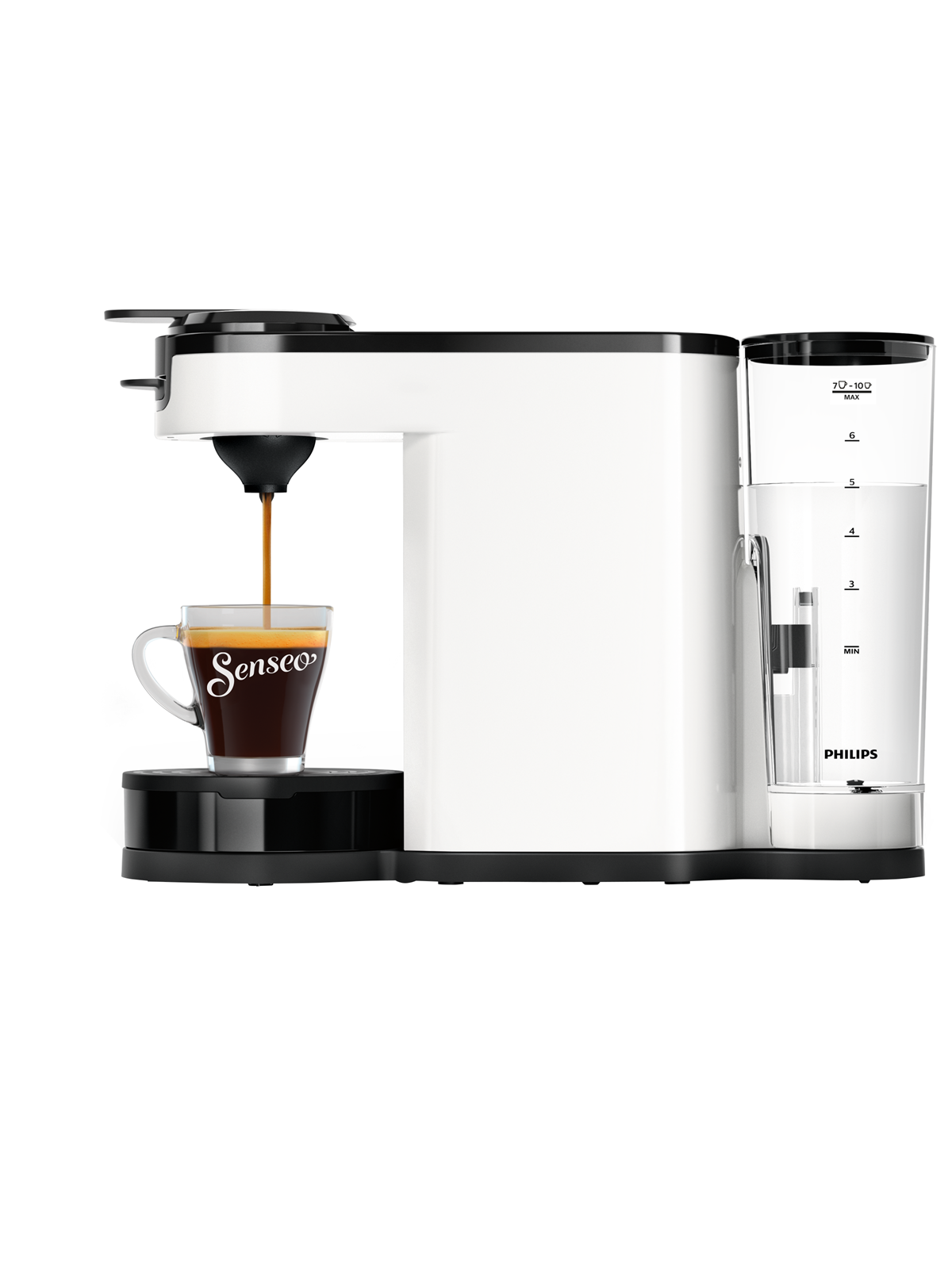 Philips Senseo Switch 3-in-1 BASE+ HD6594/00 - Star White, Kaffemaskine