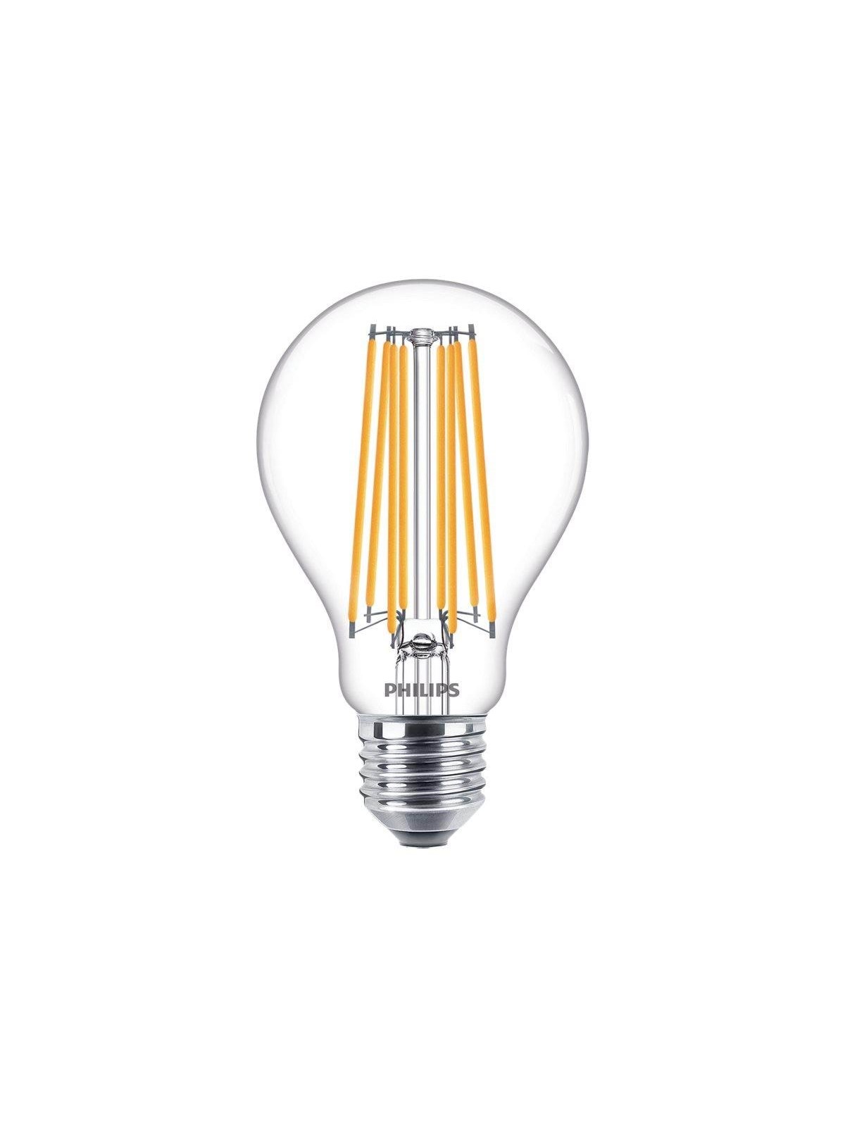 Philips LED pære Classic Standard 17W/827 (150W) klar E27, Lyskilde