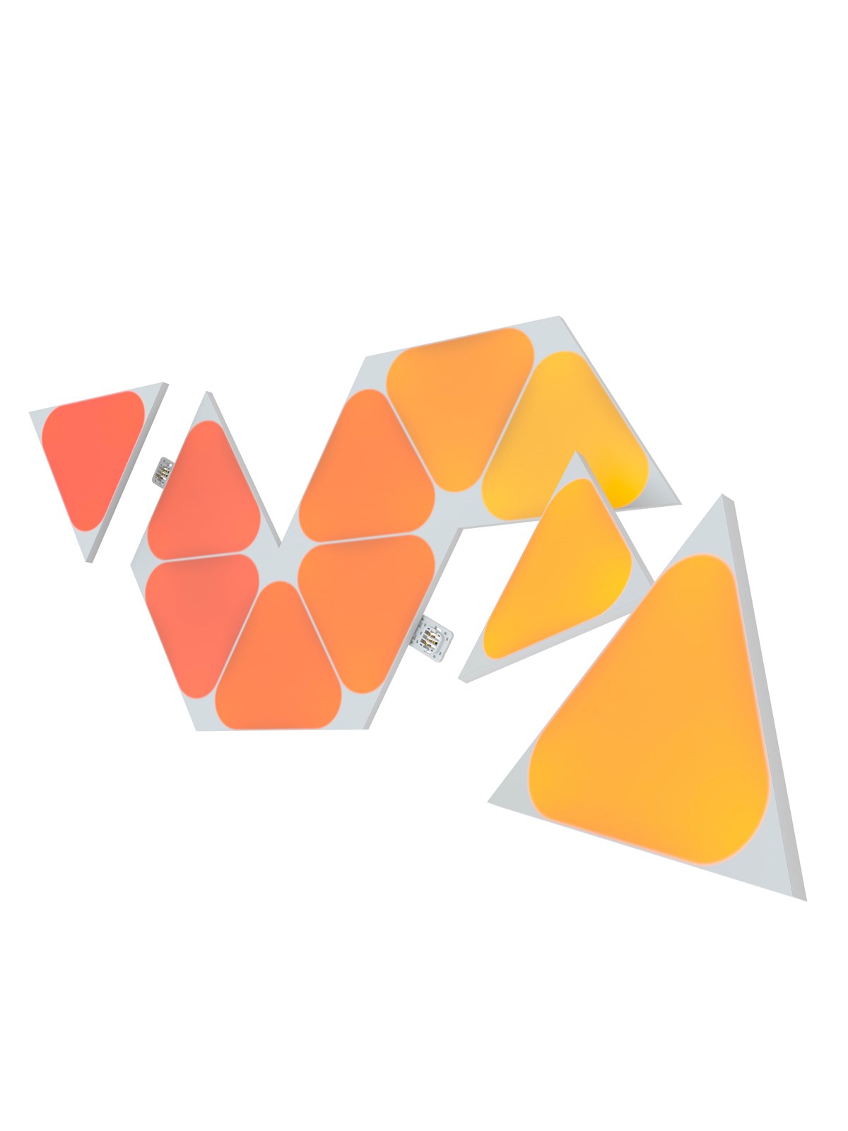 Nanoleaf Shapes - Triangles Mini Expansion Pack - 10 Panels, Smart Home