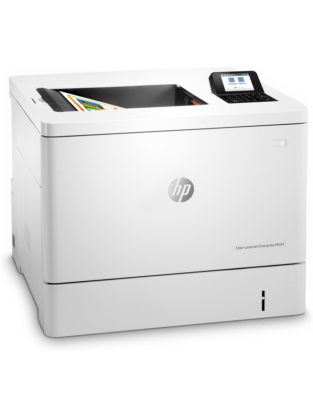 HP LaserJet Enterprise M554dn Color Laser Printer - Farve - Laser