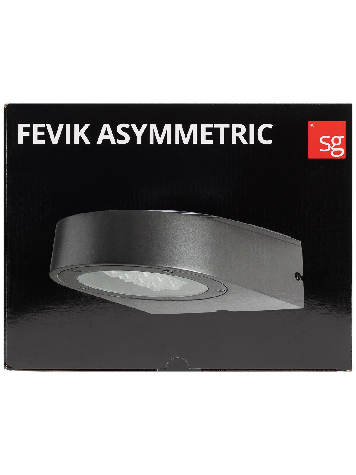 SG Armaturen Fevik asymmetrisk grafit asymmetrisk3000k, Lampe