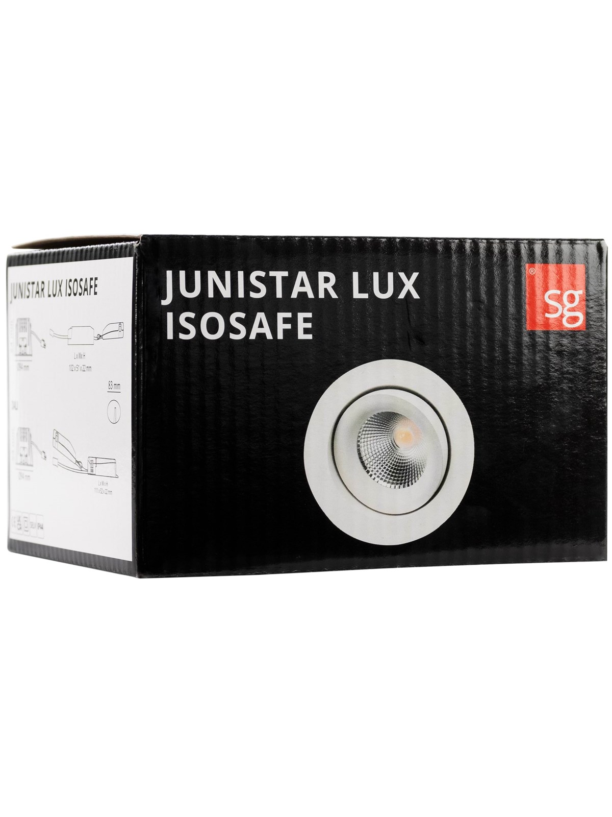 SG Armaturen Junistar lux isosafe in/outdoor hvid 3000k, Lampe