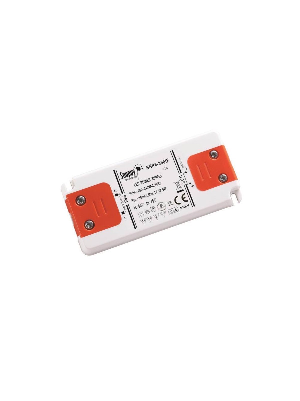 DEVELTRON 350 ma led strømforsyning 6w, Drivere Spoler Og Transformatore