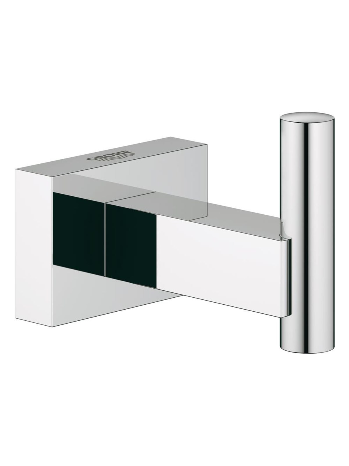 Grohe Essentials Cube Håndklædekrog, krom, Badeværelsestilbør