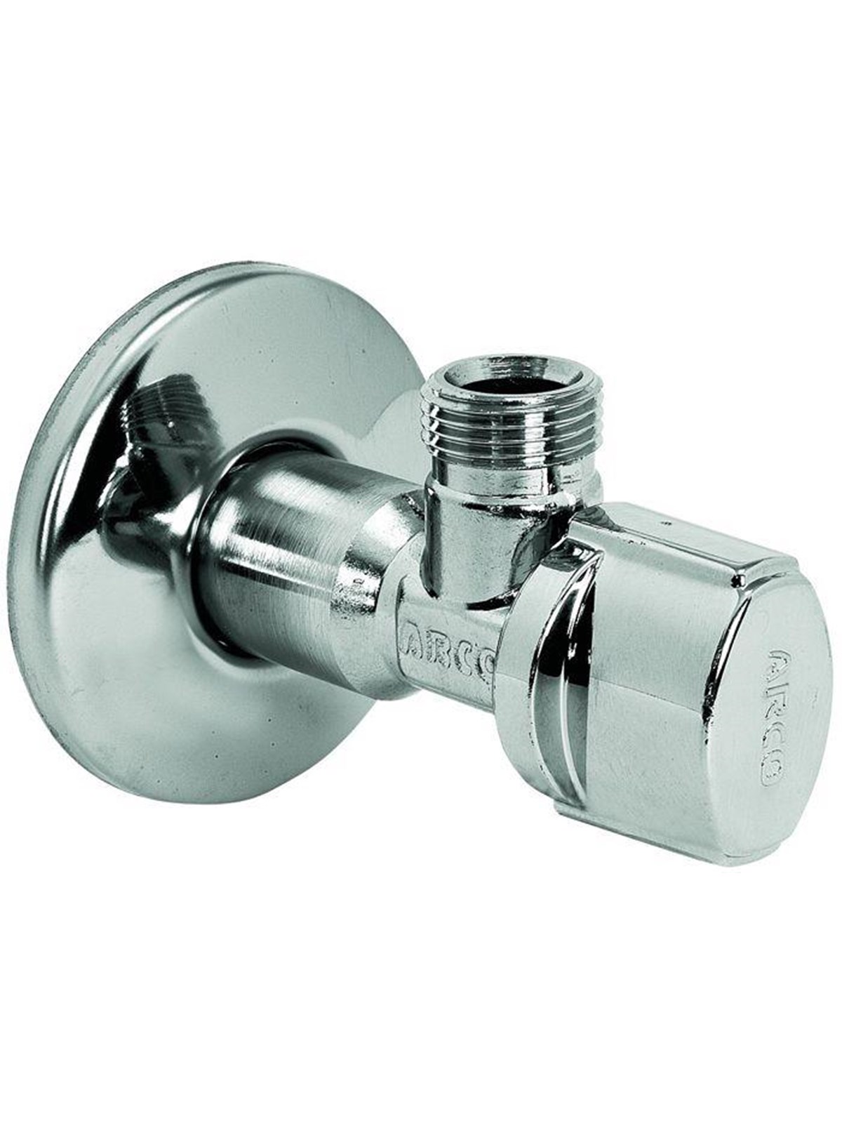 Brøn Arcofix stopventil 1/2" x 3/8" (kort model),, Fittings