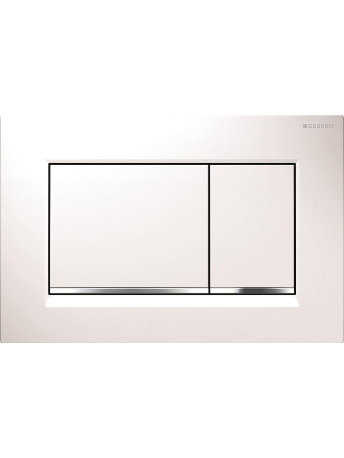 Geberit betjeningsplade sigma20 hvid/blankkrom/hvid, Installationssystem