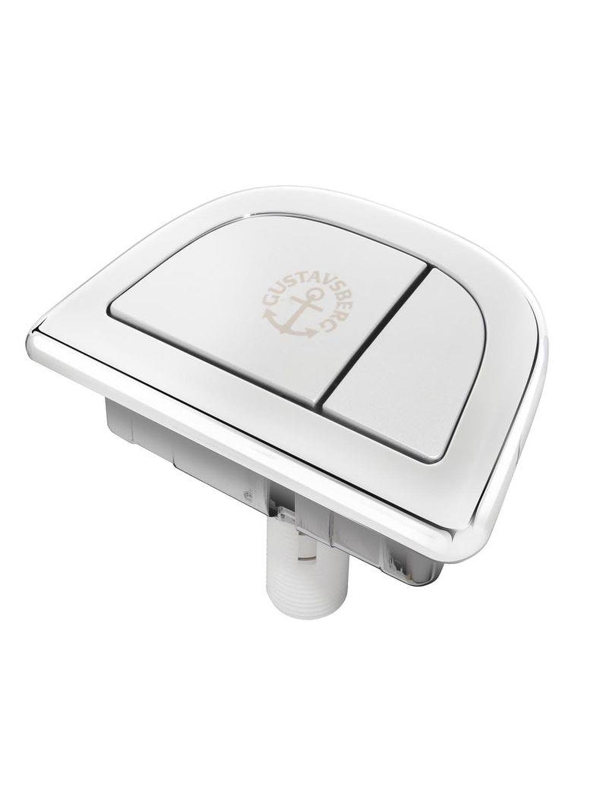 Gustavsberg Nautic lav Duo trykknap, 2017-, krom, Toilet