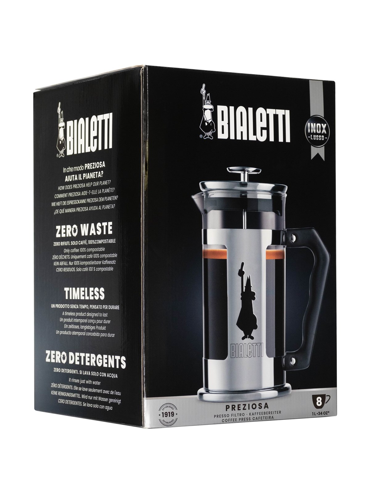 Bialetti Preziosa 8 cups/1000 ml, Kaffemaskine