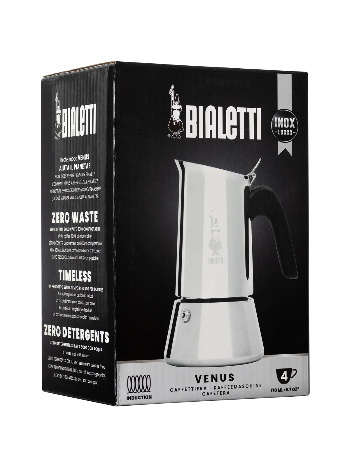 Bialetti Venus Induction 2.0 - 4 cups, Kaffemaskine