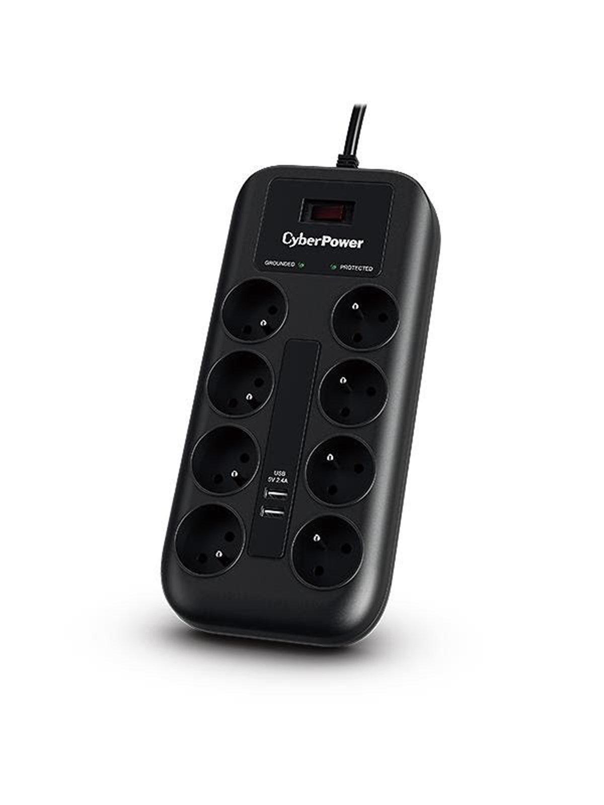 CyberPower P0820SUF0-FR - Surge Protection, Strømkabel
