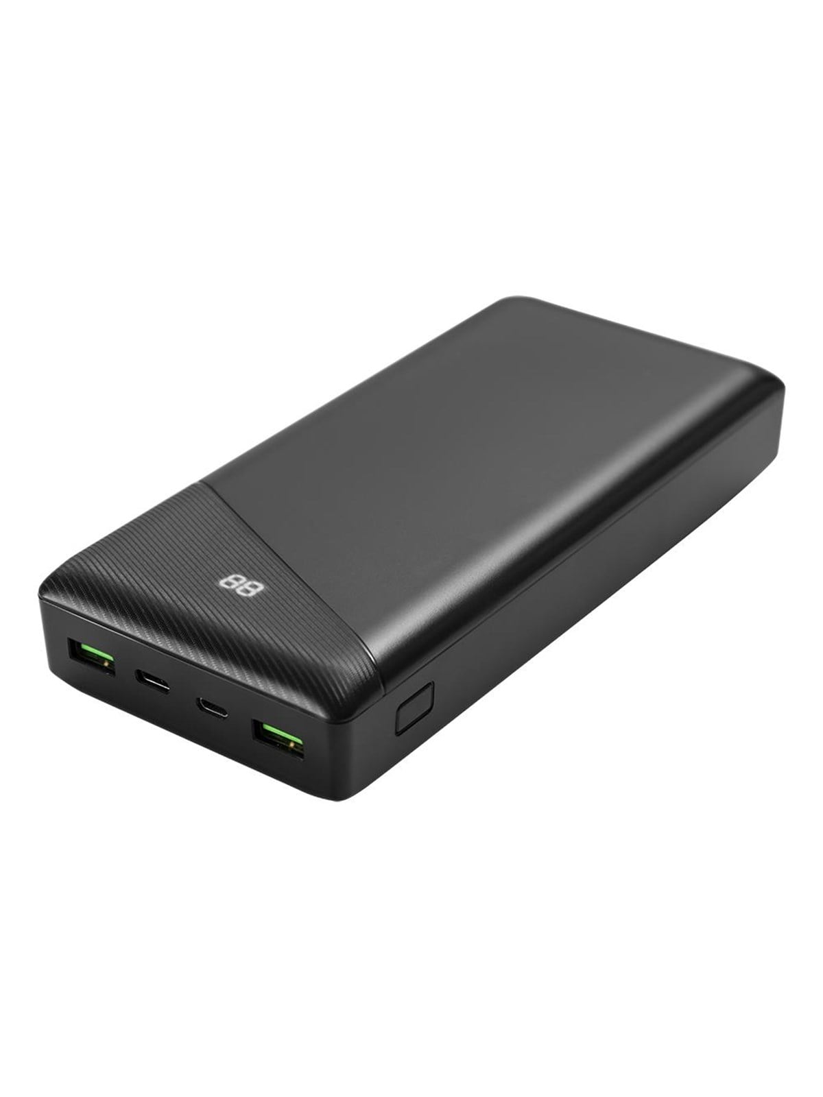 Deltaco Power bank 30000 mAh 3 A/18 W 111 Wh 2x Powerbank - Sort - 30 Wh