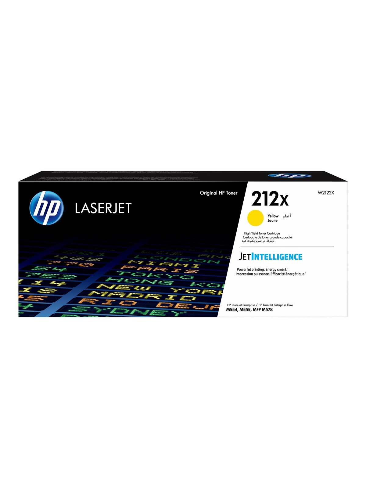 HP 212X / W2122X High Yield Yellow Toner, Printerpatron Og Toner
