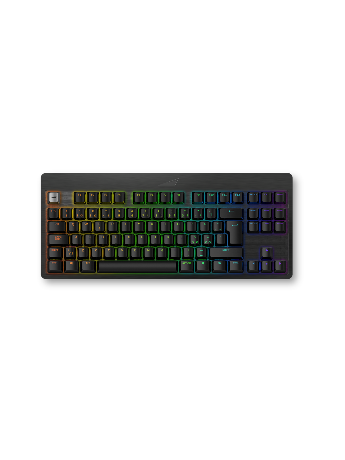 Mountain Everest Core - MX Brown - Black - Gaming Tastatur - Uden Numpad - Nordisk - Sort