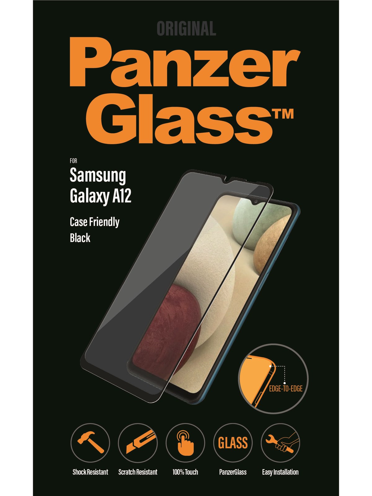 PanzerGlass Screen Protector Samsung Galaxy A12, Beskyttelsesglas