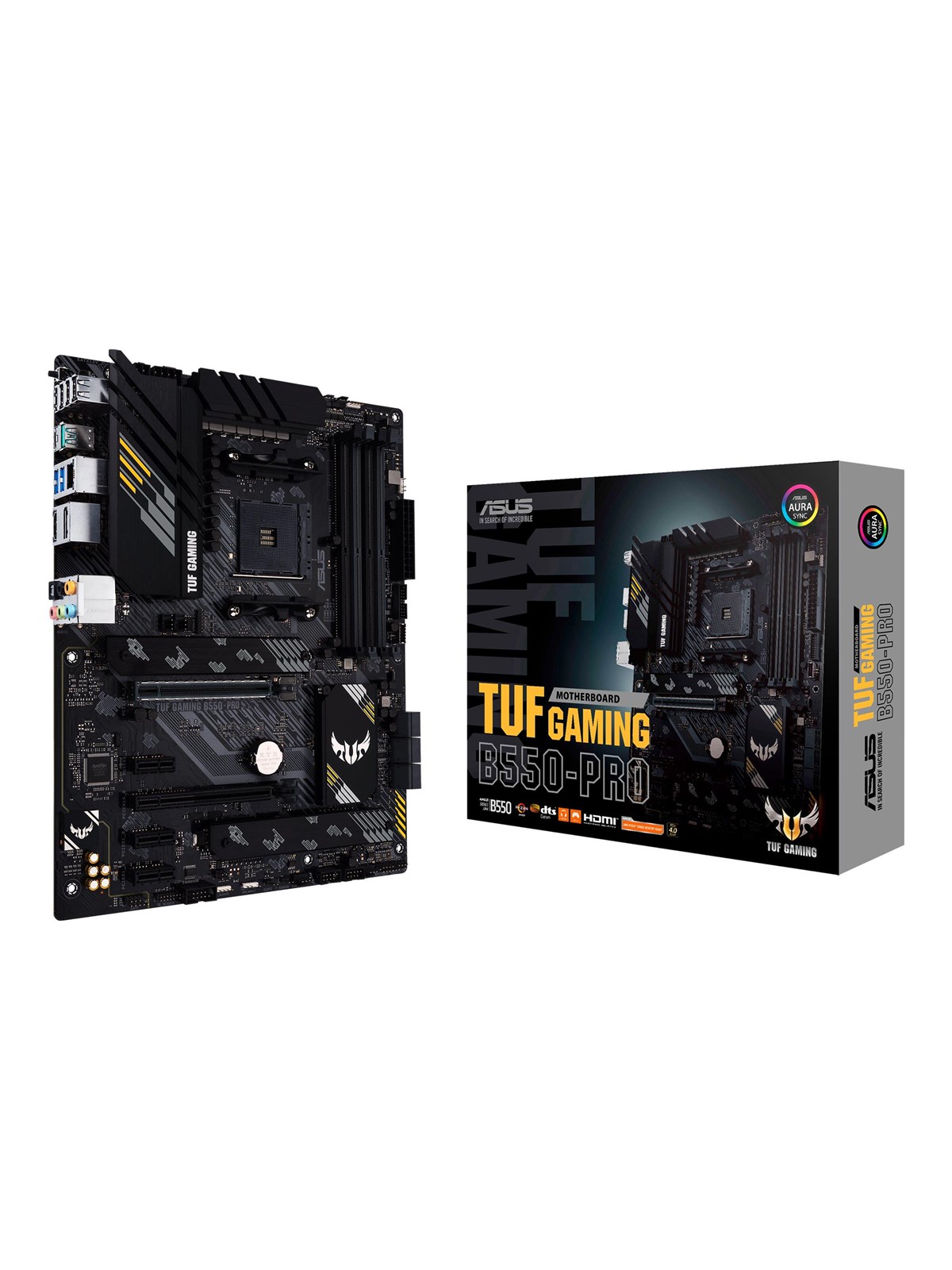 ASUS TUF GAMING B550-PRO Bundkort - AMD B550 - AMD AM4 socket - DDR4 RAM - ATX