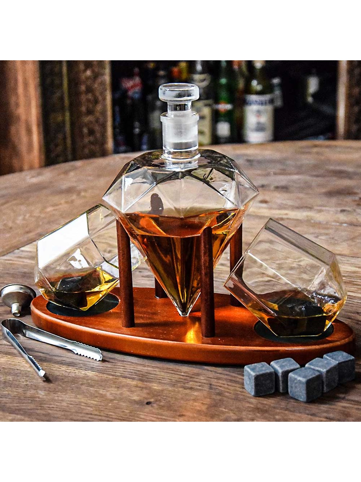 Mikamax Deluxe Diamond Decanter Set, Gadget