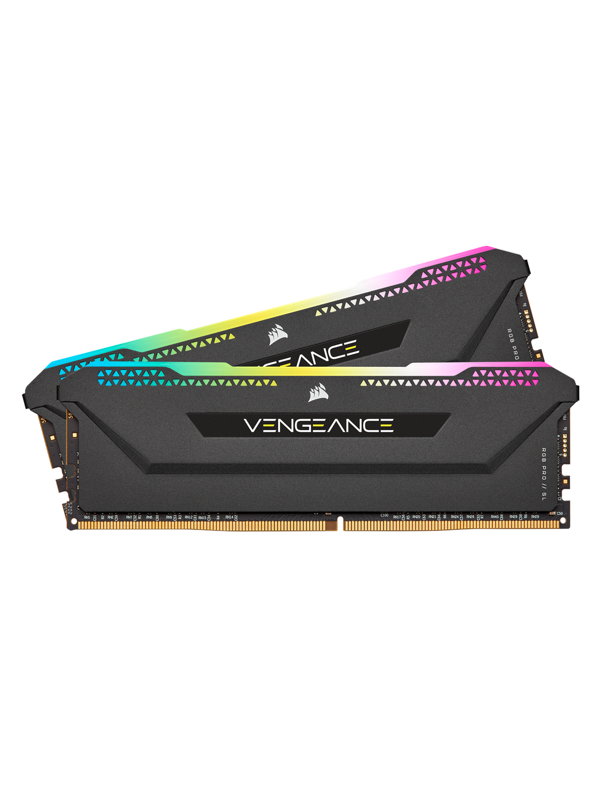Corsair Vengeance RGB PRO SL DDR4-3200 - 32GB - CL16 - Dual Channel (2 pcs) - AMD Optimized - Sort med RGB