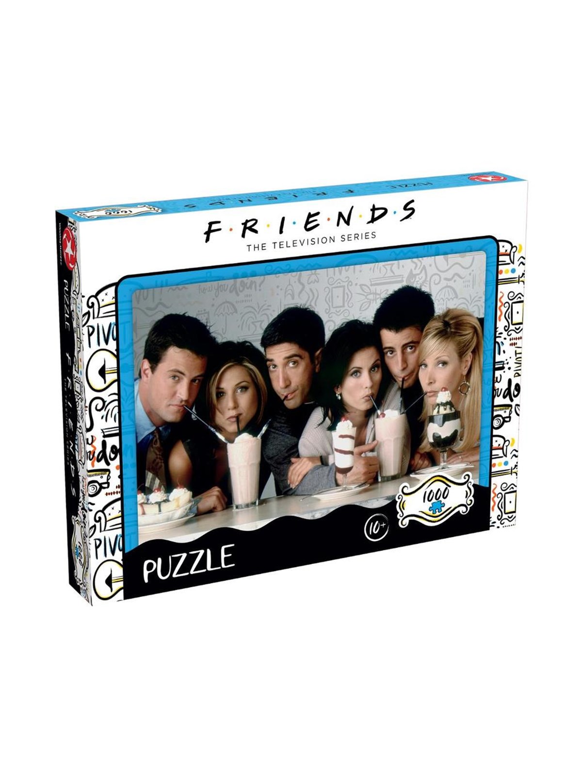 Winning Moves Puzzle - Friends - Milkshake (1000 pieces)