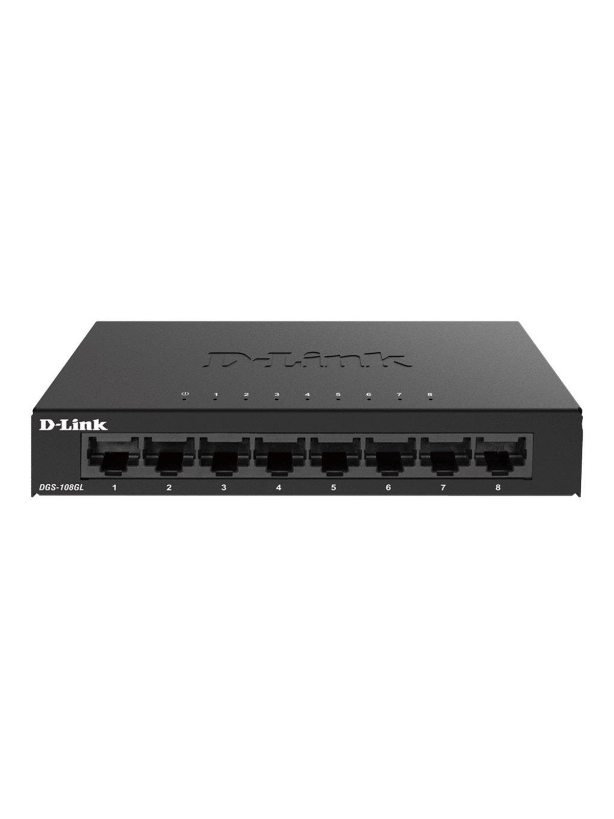 D-Link DGS-108GL 8-Port Gigabit Unmanaged Desktop Switch, Switch