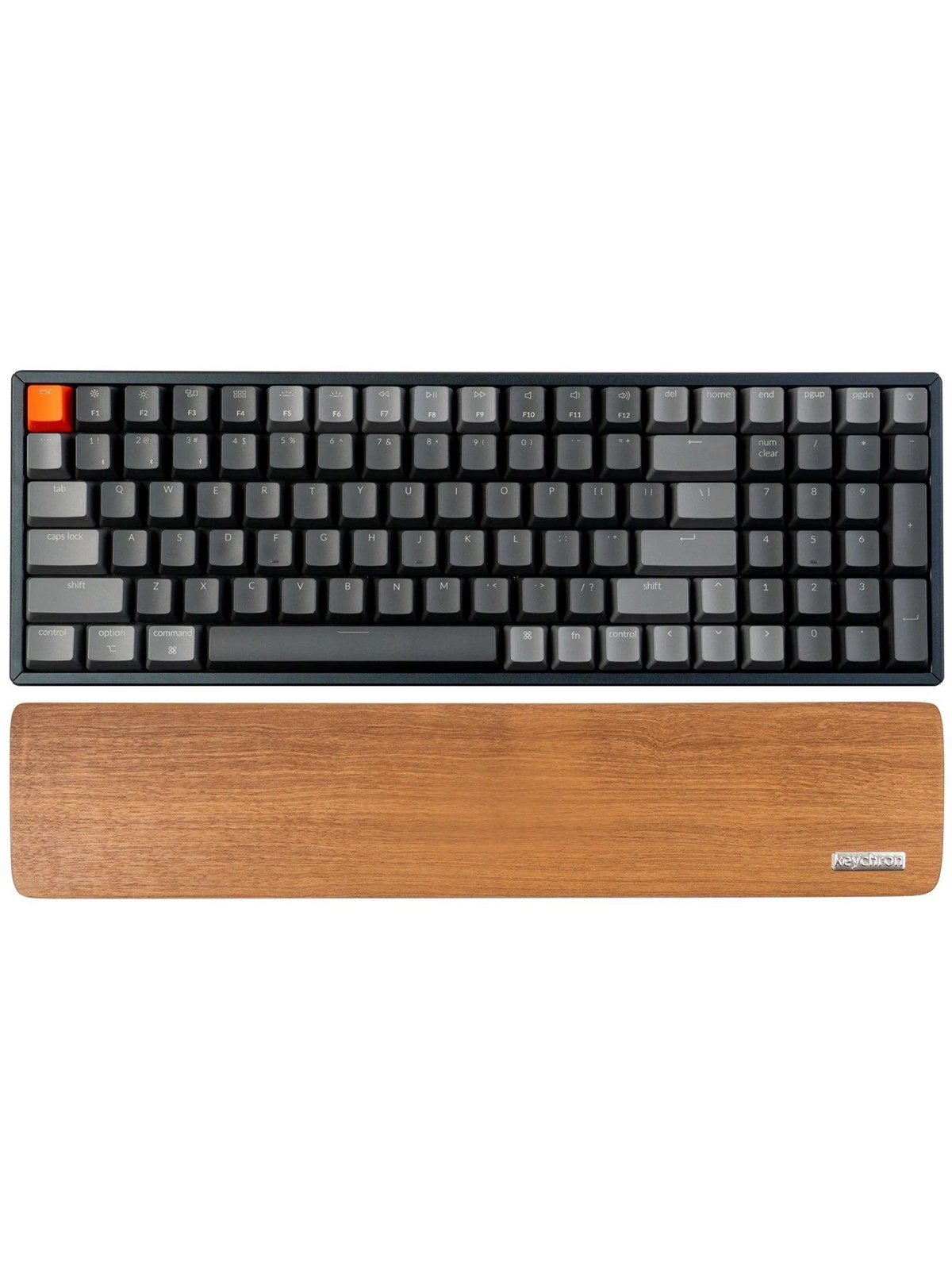 Keychron Walnut Wood Palmrest for K4 - Håndledsstøtte - Brun, Tastatur