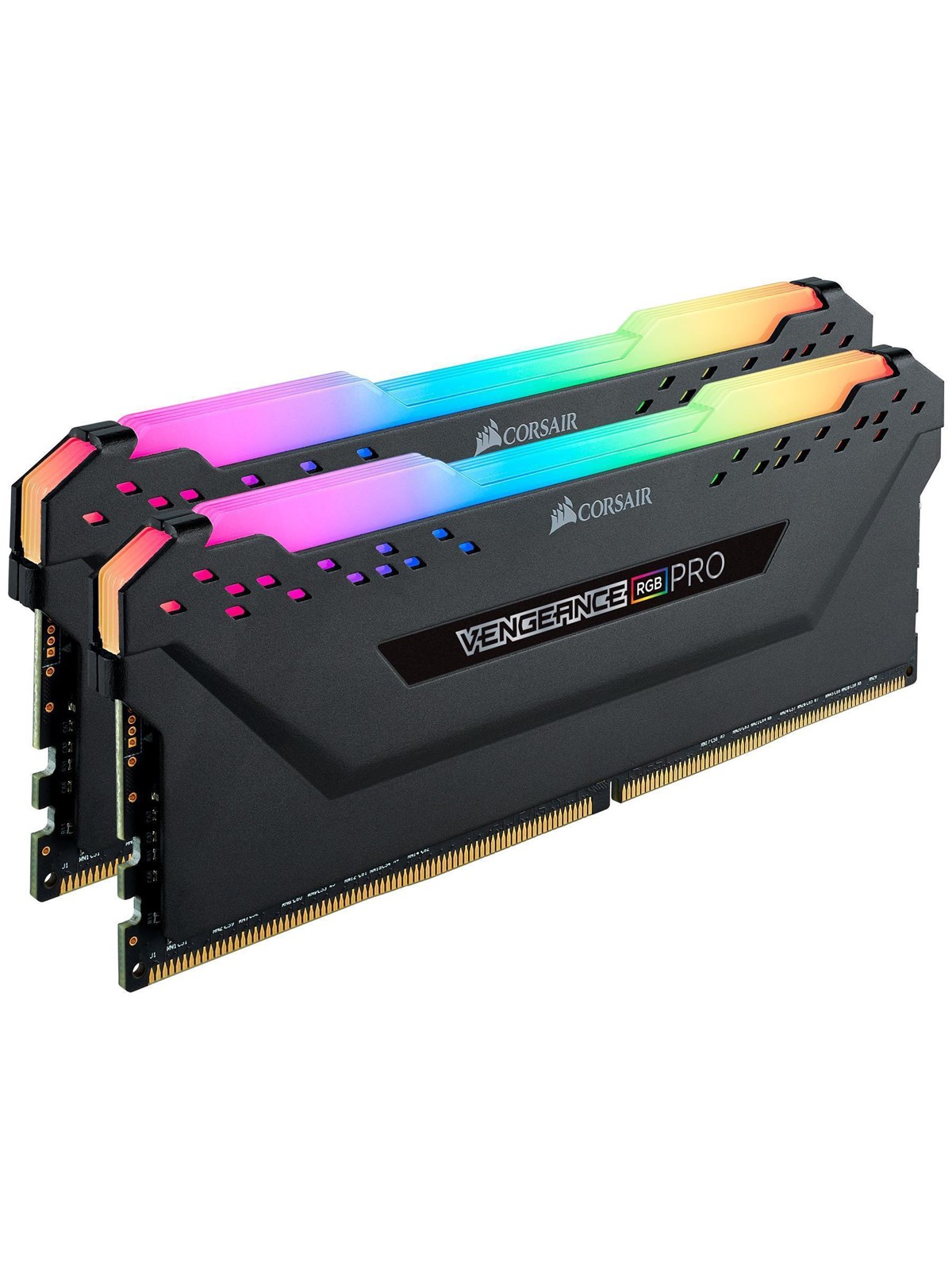 Corsair Vengeance RGB PRO DDR4-3600 - 32GB - CL18 - Dual Channel (2 pcs) - AMD Optimized & Intel XMP - Sort med RGB