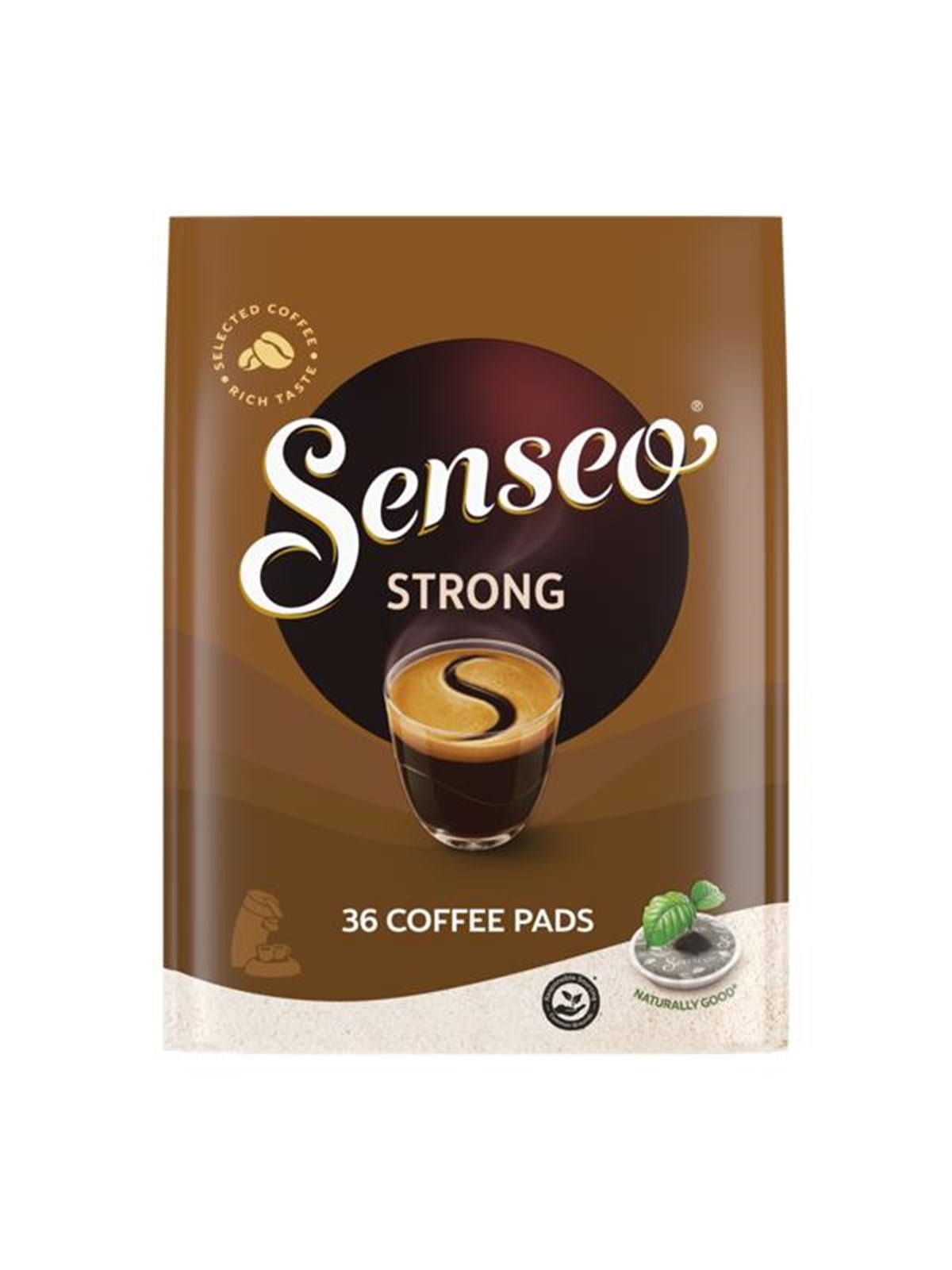 Senseo Pads Coffee Strong (medium kop) - 36 pcs, Kaffemaskine